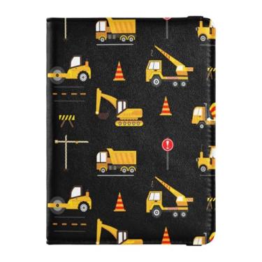 Imagem de Linqin Combo porta-cartão de passaporte e vacina, capa de couro para passaporte 4x3 CDC protetor de cartão de vacinação capa carteira para viagens, Tipo 3, one size, Cogumelo