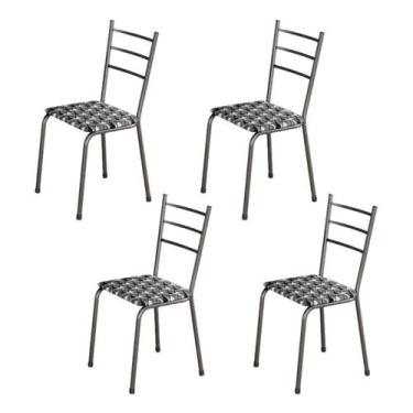 Imagem de Kit com 04 Cadeiras 105x50cm Maceió - Tubulares Gol