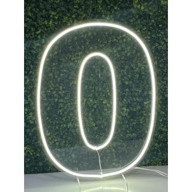 Imagem de Painel Led Neon Números 0 A 9 Festas e Eventos 50cm Altura - Comercial