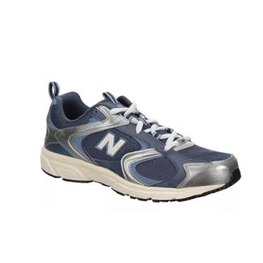 Imagem de New Balance Tênis masculino 408 V1, Vintage Indigo/Prata Escuro Metálico/Azul Garça, 38