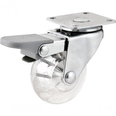 Imagem de Rodízio Giratório Com Freio 3" Pu Transp Nove54