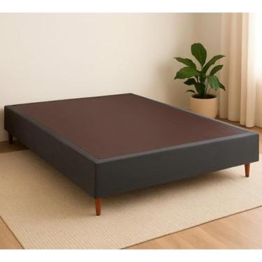 Imagem de Base Box Casal 138x188x38cm Luana Multimóveis Cr35378 Cinza