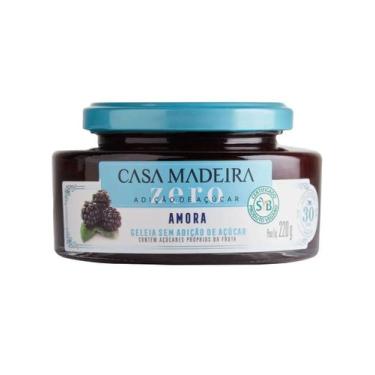 Imagem de Geleia gourmet casa madeira zero açúcar de amora 220g