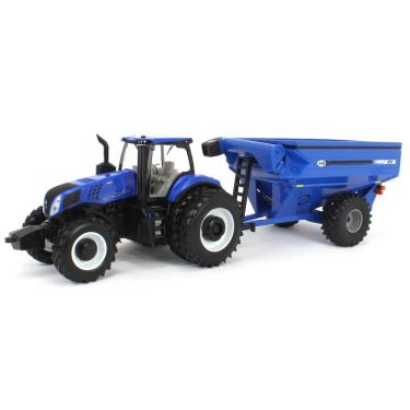 Imagem de Miniatura Trator New Holland T8.355 Genesis Graneleira 1:32