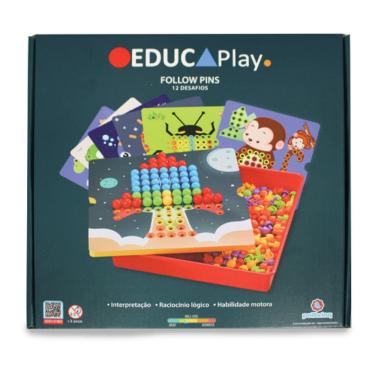 Imagem de Brinquedo de Montar e Desmontar Educaplay Follow Pins
