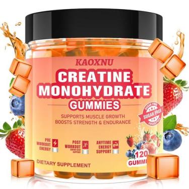 Imagem de Gomas de creatina monohidratada KAOXNU 5000mg 120CT sem açúcar