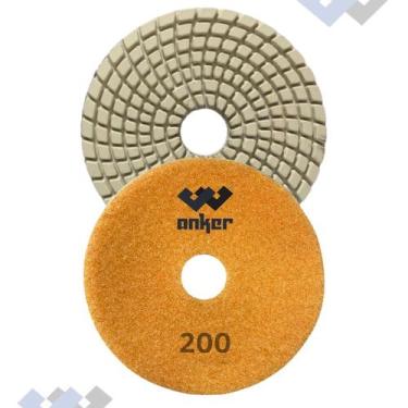 Imagem de Disco De Lixa Diamantada Polimento Marmore Granito Porcelanato 100mm -