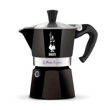 Imagem de Cafeteira Bialetti Preta 3 Xícaras 150 ml 10010113