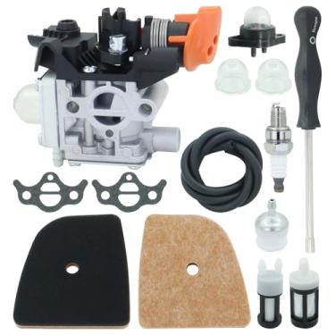 Imagem de REMEDART Kit de carburador 4149-120-0602 serve para Stihl FS94 FS94RC FS94R-Z KM94 HL94 HL91K HL92KC-E SP92TC aparador de sebes para ZAMA S243 substitui 4149 120 0602 4149 14912 00602 com filtros