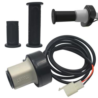 Imagem de GEARLINTON Kit de manivela e acelerador de 24 V para Razor E200 E300 Scooter elétrica MX350 Dirt Rocket Pocket Mod, substituição do acelerador de torção de 4 fios E300