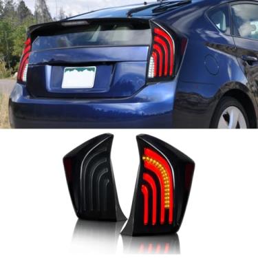Imagem de Lâmpada de spoiler traseiro do carro, luz de freio para para-choque traseiro, conjunto de LED compatível com Prius 2010-2015 kit de carroceria acessórios para carro