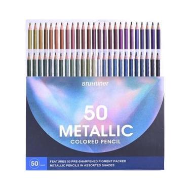 Imagem de Conjunto Profissional de Lápis de Cor de Madeira (48/72/120/150/160/18