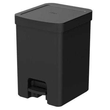 Imagem de Lixeira Trium 12 Litros com Pedal Preta OU