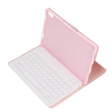 Imagem de RiToEasysports Teclado de Retroilumação RGB Caixa de Tampa Fina Com Teclado para Tablet P11 2020, Duração da Bateria Longa (Rosa)
