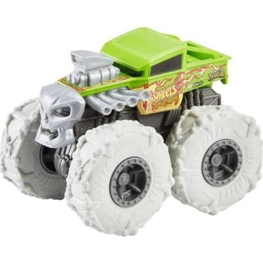 Imagem de Hot wheels veículo monster trucks pneus de todo terreno bone shaker - 