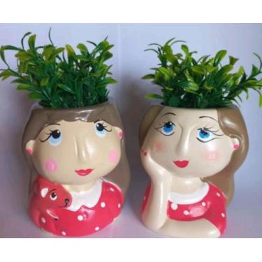 Imagem de Vaso de suculenta decorativo - Rose garden