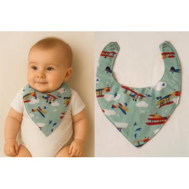 Imagem de Babador Bandana Impermeavel - Socela Baby, aviao