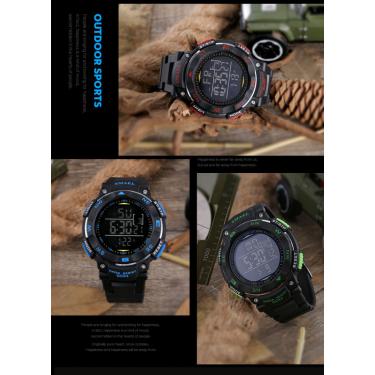 Imagem de Relógio de Pulso Digital Smael Elegante Diversas Cores 1235 À Prova D'Água