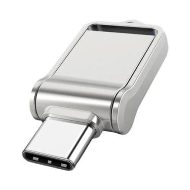 Imagem de Pen Drive Mini Metal Tipo C OTG 32GB 128GB, Memória Flash USB Para Sma