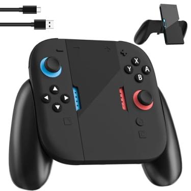 Imagem de PAWDIARY Black Switch 2 Charging Grip Stand, Compatible with Nintendo Switch 2 for joycon Left/Right Controller Charge Handle Grip, Convenient Charge and Play at the Same time