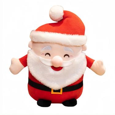Imagem de Boneca de brinquedo de pelúcia Soft Cartoon Papai Noel de 20 cm de pelúcia