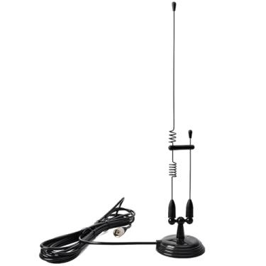 Imagem de UAYESOK Antena Móvel de Montagem Magnética de Banda Dupla 2 m/70 cm VHF UHF, Resistente, PL-259, para Veículos