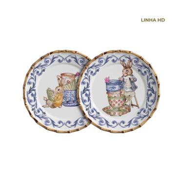 Imagem de Conjunto 2 Pratos Rasos Teatime - Maison Blanche