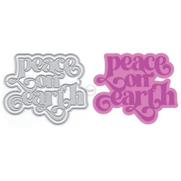 Imagem de DzIxY Palavras de bênção de Natal matrizes de corte de metal para kit de fabricação de cartões, papel em relevo, recortes, scrapbook, máquina, estêncil, bolsos de armazenamento, suprimentos