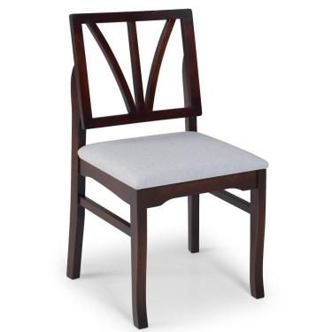 Imagem de Cadeira Estofda Yady Acabamento Tabaco