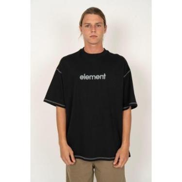 Imagem de Camiseta Element M/C Blur Preto-Preto-GG-Masculino