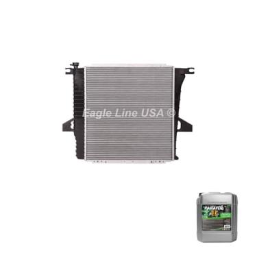Imagem de Kit Radiador Ford Ranger 2.5 98/04 2.8 Max + Aditivo Radiador Paraflu Verde Concentrado 20LT
