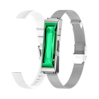 Imagem de Pulseira Inteligente Bluetooth Feminina LIGE Monitor De Frequência Car