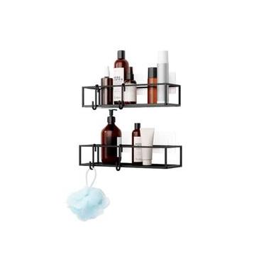 Imagem de Prateleira Cubiko 2 Peças Preto Umbra