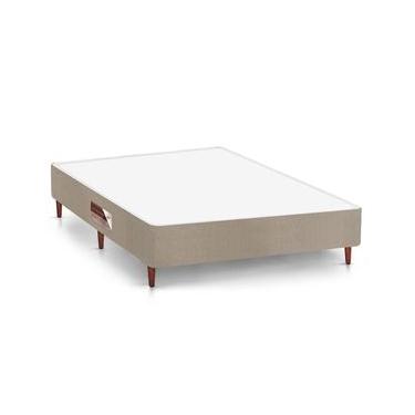 Imagem de Base Box para Colchão Casal Castor Revolution 27x138x188 cm  Bege/Marrom