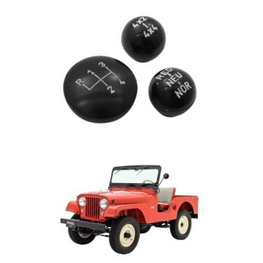 Imagem de Jogo De Bolas Câmbio (Manopla) Preto/Câmbio De Chevette 04 Marchas