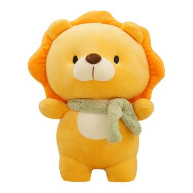 Imagem de Boneca de pelúcia Yellow Lion de 23 cm para presente infantil
