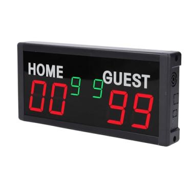 Imagem de LiebeWH Placar Digital, Alimentado por Bateria, Display LED de 6 Dígitos para Esportes e Jogos, Ideal para Futebol, Basquete e Tênis de Mesa
