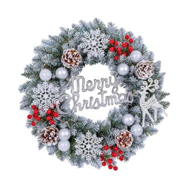 Imagem de predolo Guirlanda de Natal Artificial para Porta de Entrada, Decoração de Casa, Enfeite de Natal para Pendurar No Jardim, Festas de Ano E, 30cm