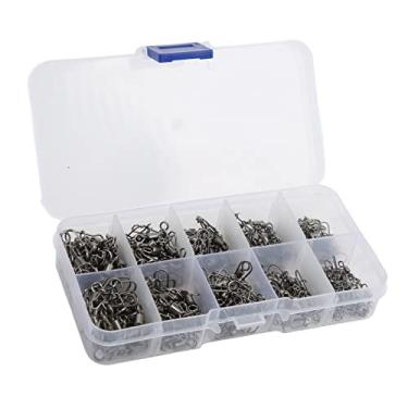 Imagem de Acouto Conjunto de Encaixes Giratórios de Pesca de 210 Peças - Barril de Rolamento de Aço Inoxidável Com Encaixes Conexão de Linha de Pesca Sem Complicações - Acessórios de Perfeitos Pescadores