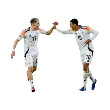 Imagem de Pôster De Retrato De Jogador De Futebol Moderno Impressão Em Tela Pint