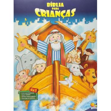 Imagem de Bíblia Para As Crianças - Livro Gigante Com Quebra-Cabeça - Todolivro 