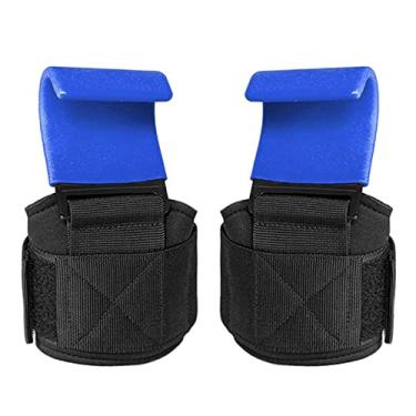 Imagem de Gancho de Levantamento Peso Cintos Pulso para Pesado Terra Powerlifting Pull Up Halteres Grip Esportivo