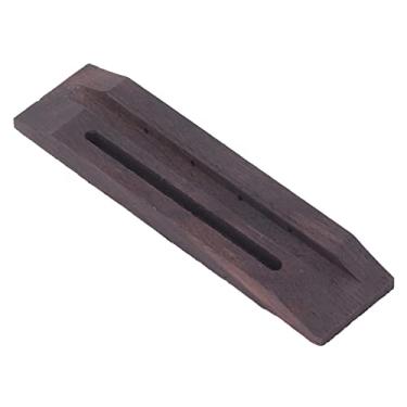 Imagem de SPYMINNPOO Ponte de Ukulele de 4 Cordas de Tamanho Padrão, Substituição de Ponte de Corda de jacarandá, Acessório para Melhor Efeito de Jogo