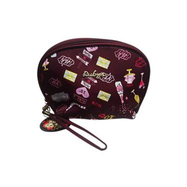 Imagem de Nécessaire Rubys Bolso Interno Diversas Cores Cor:Vinho - Ruby'S, Vinh
