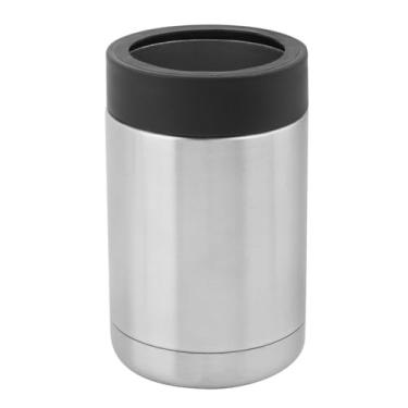 Imagem de Refrigerador de latas isolado de aço inoxidável de 340 g com abridor de garrafas, copo de parede dupla 3 em 1 para refrigerante de cerveja e uso ao ar livre