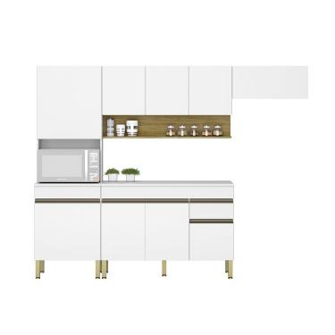 Imagem de Cozinha (com Balcão Com Tampo) 9 Portas 1 Gaveta Line Supremo-supremo-cp-freijo - Ssx Multicoisas