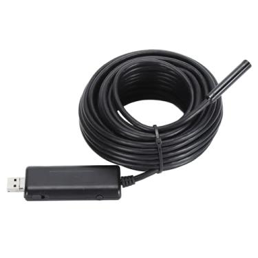 Imagem de Generic Boroscópio WiFi, Endoscópio Industrial Flexível de Imagem Clara, Cabo Semi Rígido IP67 à Prova d'água Com 6 LEDs para Motor de Carro para Telefone (2m)