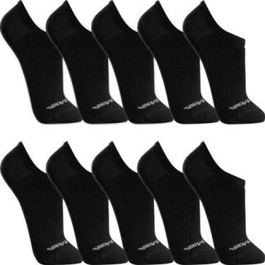 Imagem de Kit 10 Pares Meias Mash Cano Curto Baixo Meia Soquete Sport Algodão Ma