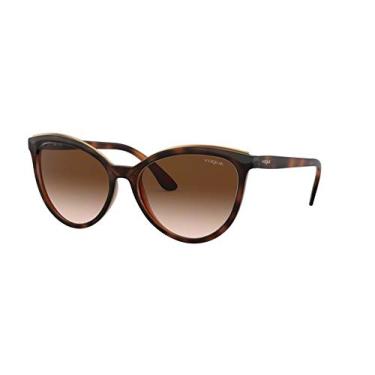 Imagem de OCULOS SOL VOGUE VO5298SL 238613 58 MARROM HAVANA LENTE MARROM DEGRADE