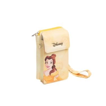 Imagem de Wondapop Carteira transversal Disney Bela e a Fera Bela Bolsa de pulso para celular
